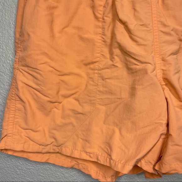 Patagonia Mens Size XL Baggies 5 Inch Shorts Orange Mesh Lined Elastic Waist - Picture 4 of 10